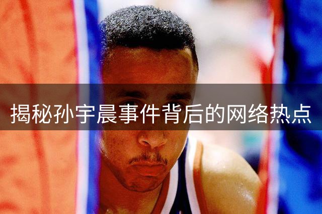揭秘孙宇晨事件背后的网络热点