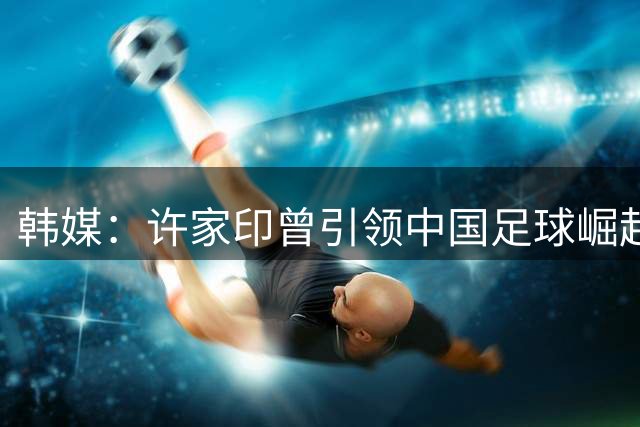 韩媒：许家印曾引领中国足球崛起 如今却落得悲惨下场