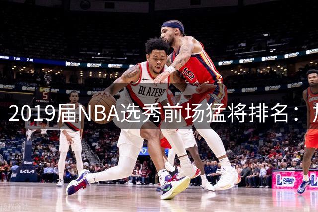 2019届NBA选秀前场猛将排名：加福德称霸进攻篮板榜 锡安屈居第四